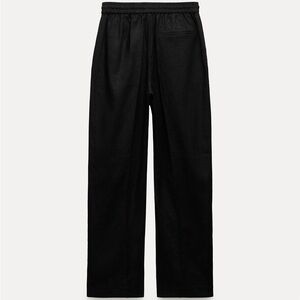 Zara Black Relaxed Fit Pants